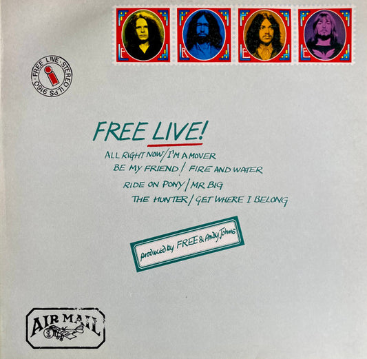 Free : Free Live! (LP, Album, RE)