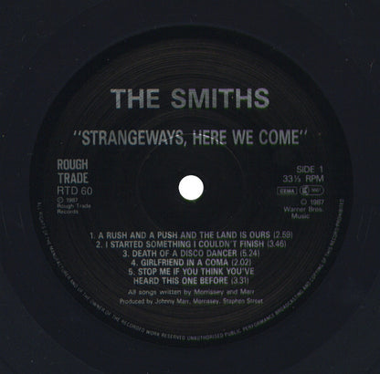 The Smiths : Strangeways, Here We Come (LP, Album, Cha)