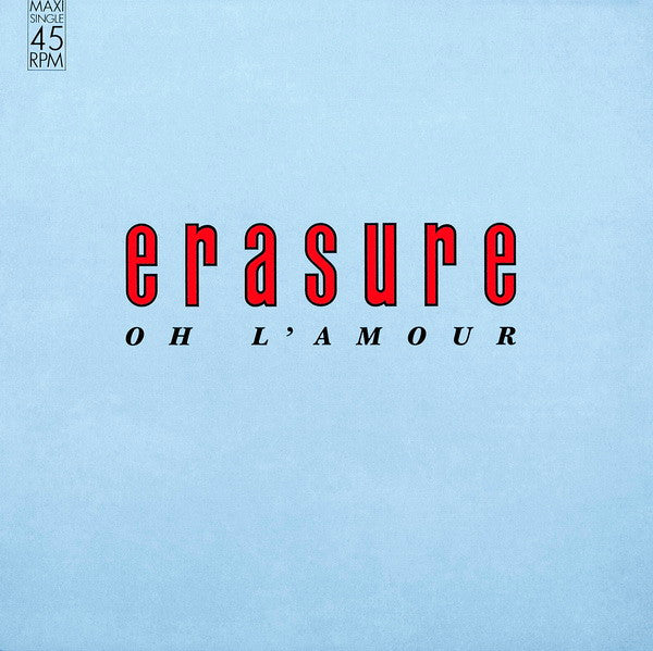 Erasure : Oh L'Amour (12", Maxi, RP)