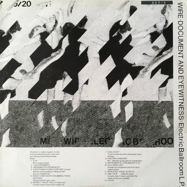 Wire : Document And Eyewitness (LP, Album + 12", MiniAlbum)