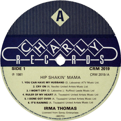 Irma Thomas : Hip Shakin' Mama (LP, Album, RE)