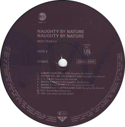 Naughty By Nature : Naughty By Nature (LP, Album)