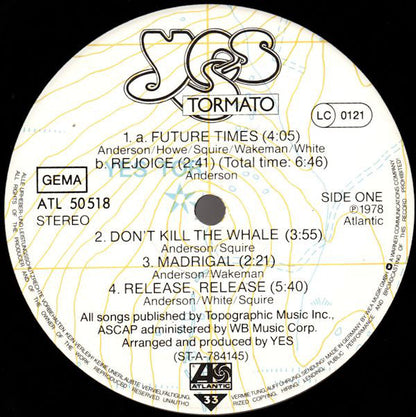 Yes : Tormato (LP, Album)