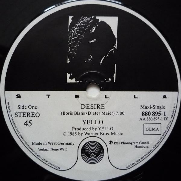 Yello : Desire (12", Maxi)