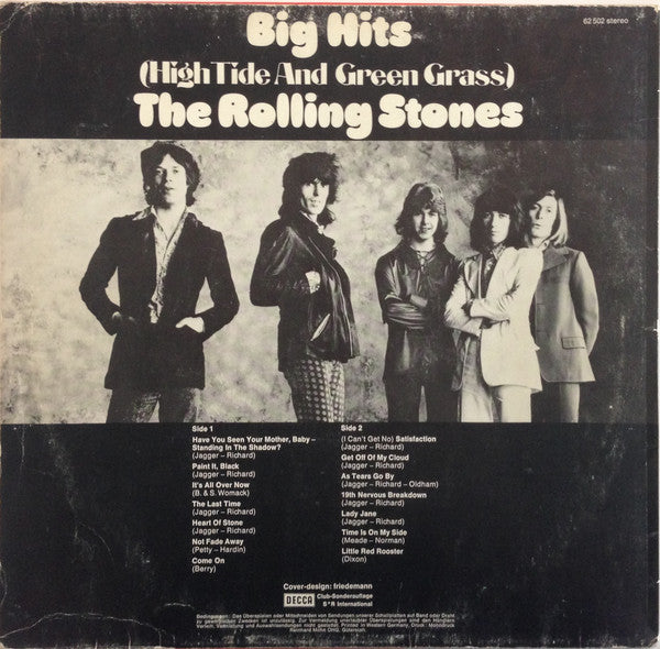 The Rolling Stones : Big Hits (High Tide And Green Grass) (LP, Comp, Club)