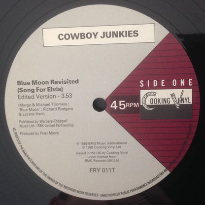 Cowboy Junkies : Blue Moon Revisited (Song For Elvis) (12", Single)