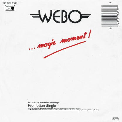 Webo : Magic Moment (7", Promo)