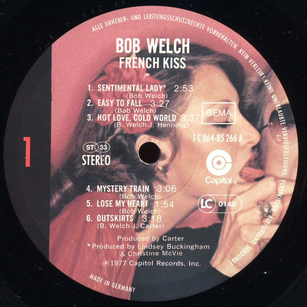 Bob Welch : French Kiss (LP, Album)