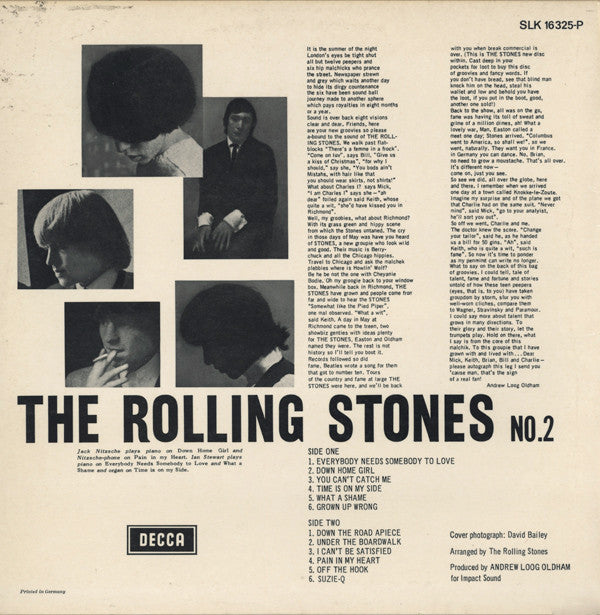 The Rolling Stones : No. 2 (LP, Album, RP)