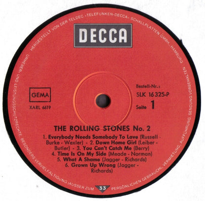 The Rolling Stones : No. 2 (LP, Album, RP)