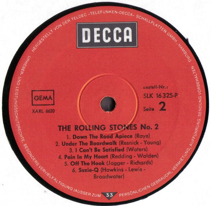 The Rolling Stones : No. 2 (LP, Album, RP)