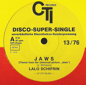 Lalo Schifrin / Idris Muhammad : Jaws / House Of The Rising Sun (12", Promo)