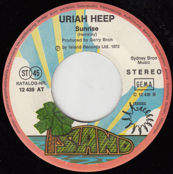 Uriah Heep : Spider Woman / Sunrise (7", Single)