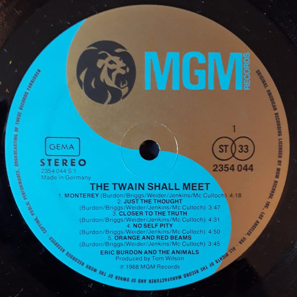 Eric Burdon & The Animals : The Twain Shall Meet (LP, Album, RE)