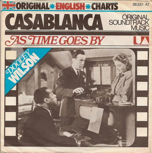 Dooley Wilson : As Time Goes By (Casablanca - Original Soundtrack Music) (7", Single, RE)