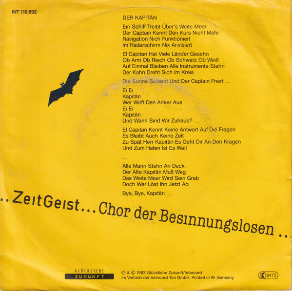 ZeitGeist (4) : Der Kapitaen (7", Single)