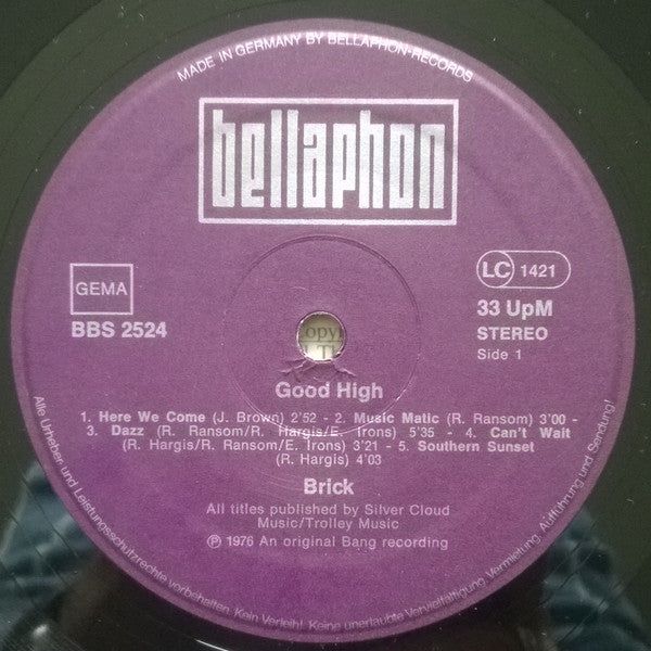 Brick : Good High (LP, Album)