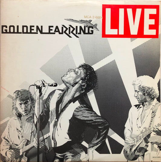 Golden Earring : Live (2xLP, Album, Pin)