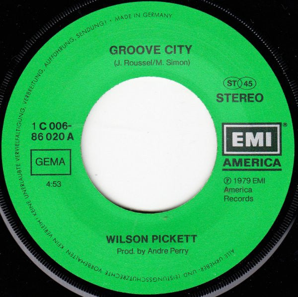 Wilson Pickett : Groove City (7", Single)