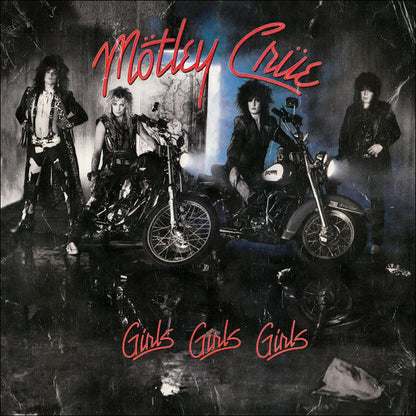 Mötley Crüe : Girls, Girls, Girls (LP, Album, Bla)