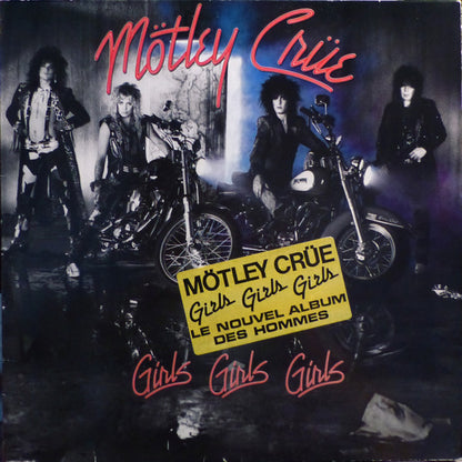 Mötley Crüe : Girls, Girls, Girls (LP, Album, Bla)