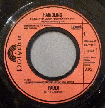 Haindling : Paula (7", Single)