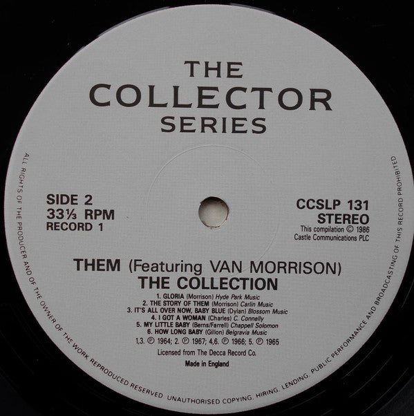 Them (3) Featuring Van Morrison : The Collection (2xLP, Comp)