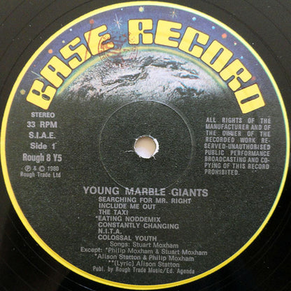 Young Marble Giants : Colossal Youth (LP, Album)