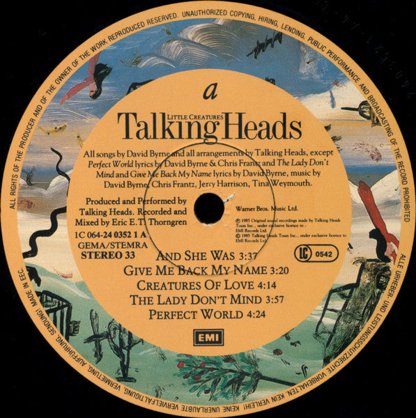 Talking Heads : Little Creatures (LP, Album)