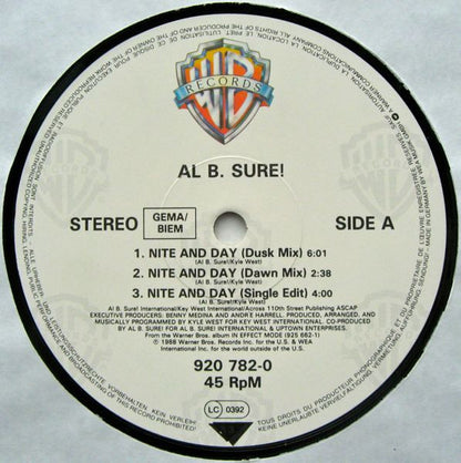 Al B. Sure! : Nite And Day (12")