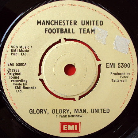 Manchester United Football Team : Glory, Glory, Man. United (7", Single, 4-P)