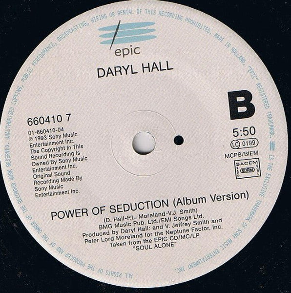 Daryl Hall : Help Me Find A Way To Your Heart (7", Single)