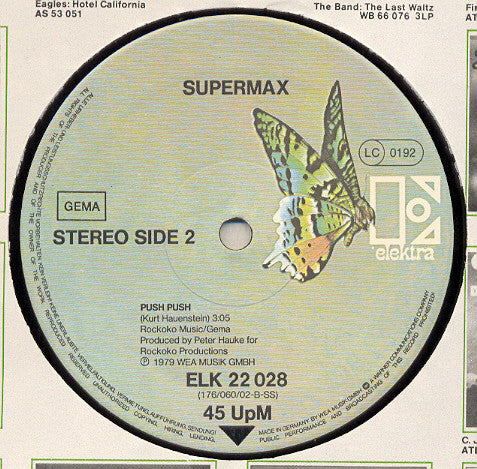 Supermax : It Ain't Easy (12", Single, Ltd)