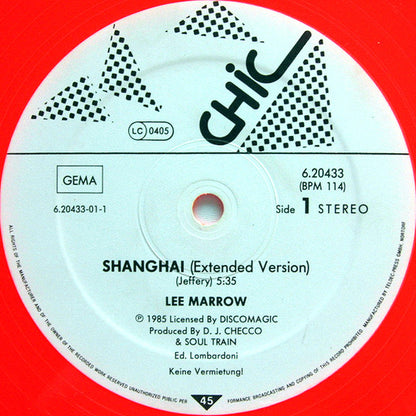 Lee Marrow : Shanghai (12", Ora)