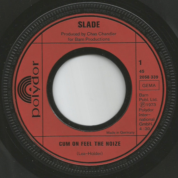 Slade : Cum On Feel The Noize (7", Single)