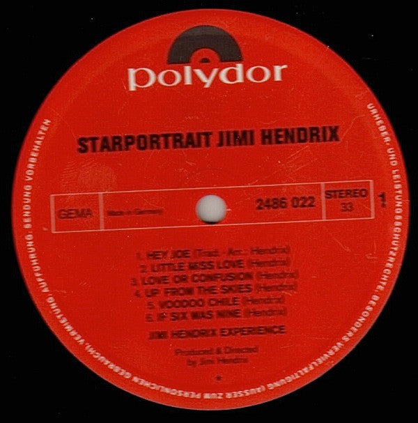 Jimi Hendrix Experience* : Starportrait Jimi Hendrix (2xLP, Comp, RE, RP + Box)