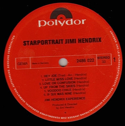 Jimi Hendrix Experience* : Starportrait Jimi Hendrix (2xLP, Comp, RE, RP + Box)