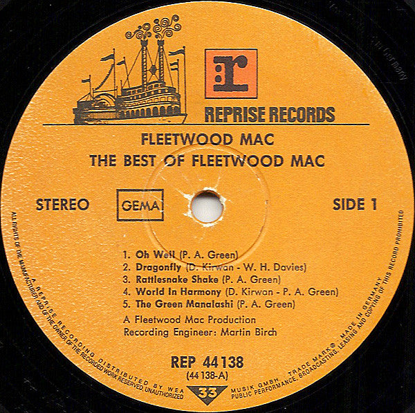 Fleetwood Mac : The Best Of Fleetwood Mac (LP, Comp)