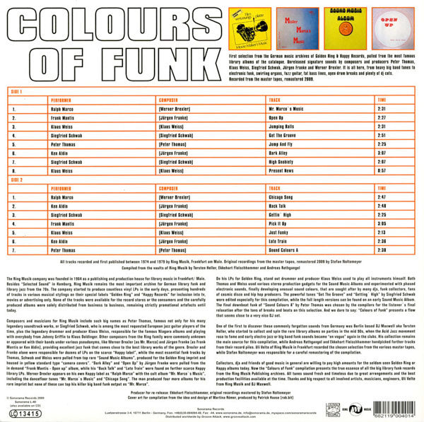 Various : Colours Of Funk (LP, Comp, RM)