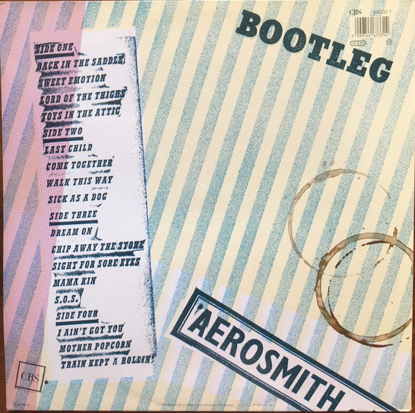 Aerosmith : Live! Bootleg (2xLP, Album, RE)