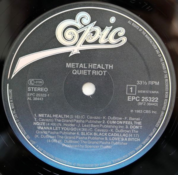 Quiet Riot : Metal Health (LP, Album)