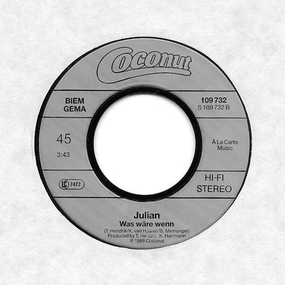 Julian (8) : Oh Mi Amor (7", Single)