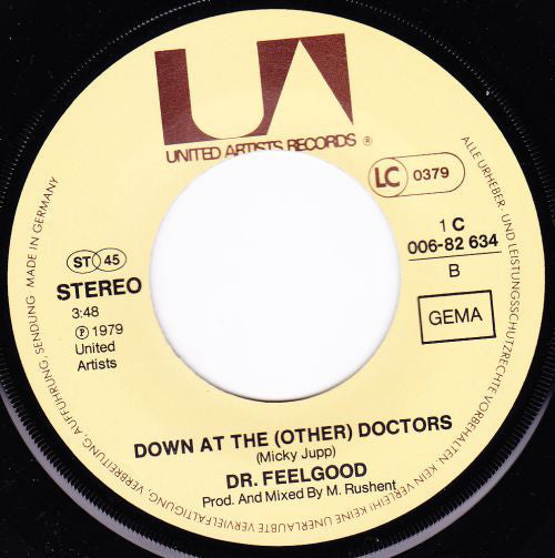 Dr. Feelgood : As Long As The Price Is Right (7", Single)