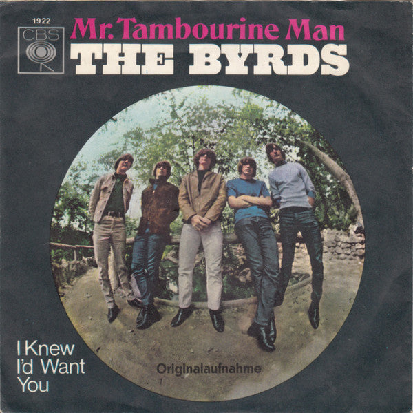 The Byrds : Mr. Tambourine Man (7", Single)