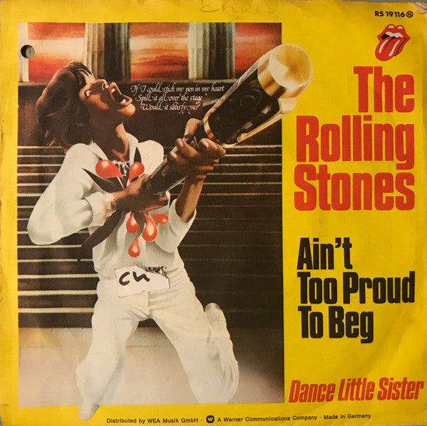 The Rolling Stones : Ain't Too Proud To Beg (7", Single)