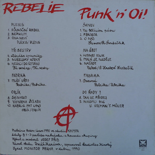 Various : Rebelie - Punk 'n' Oi! (LP, Comp)