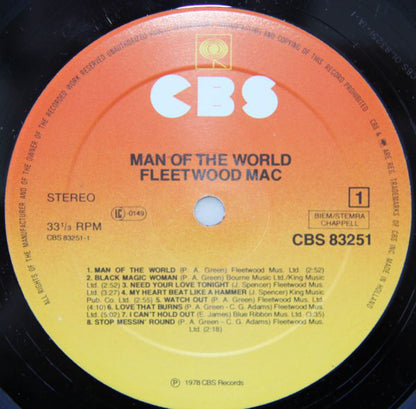 Fleetwood Mac : Man Of The World (LP, Comp)