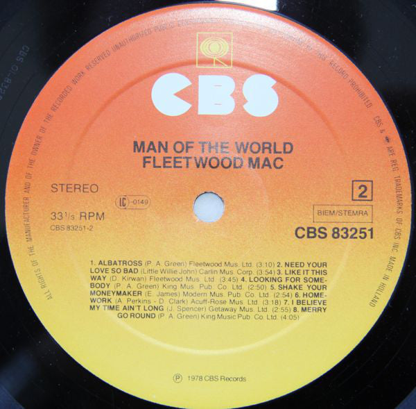 Fleetwood Mac : Man Of The World (LP, Comp)