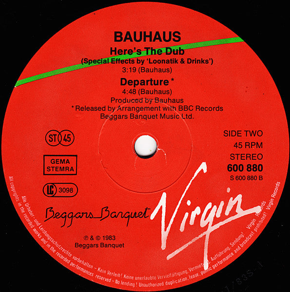 Bauhaus : She's In Parties (12", Single)