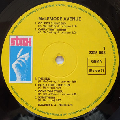 Booker T. & The M.G.'s* : McLemore Avenue (LP, Album, Gat)